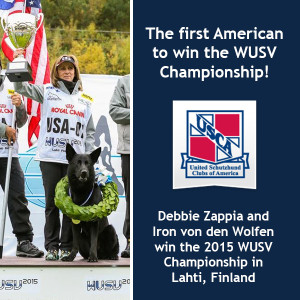 Debbie Zappia wins WUSV World Championship